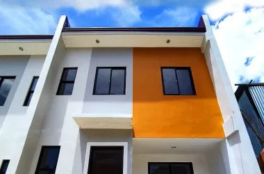 Listing card image (1200x1600) used for La Bellezah Homes on the All Projects (completed tab), Subdivisions and Cebu Location pages — exterior facade of a townhouse unit (original of the _590x700_crop_center variant)