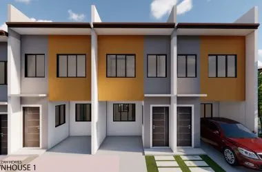 Render labelled "LA BELLEZAH HOMES TOWNHOUSE 1" (1920x1080)